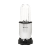 Faber 3-In-1 Sportz Blender |Chopping Jar, Smoothie & Grinding Jar (Wet & Dry)| Abs Body, Detachable Ss Blades, 400 Watts Motor, 1 Sipper Cap & 3 Lids, 2 Spill Proof Jars & 1 Chopping Bowl| (Silver)
