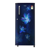 Whirlpool 184 L 4 Star Inverter Direct-Cool Single Door Refrigerator (205 WDE PRM 4SInv SAPPHIRE FLOWER RAIN-Z, Blue)