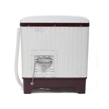 Midea 6.5 kg 5 Star Semi Automatic Top Load Washing Machine Maroon, Rust Proof Body (MWMSA065PPG(MW), Rat Away Feature)