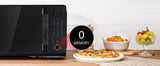 TOSHIBA Microwave Oven 20L Solo Microwave 11 Power Levels, 6 Auto Menu, Easy Defrost-Black-MW3-EM20PE(BK)