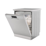 Crompton 13 Place Setting Freestanding Dishwasher with 8 Wash Programs and Turbo Drying Technology (Voilla 13 PS INX, Silver Inox, FS-DWVOV13PS-INX)