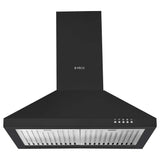 Elica 60 cm 1100 m3/hr Kitchen Chimney (AH 260 BF Nero, 2 Baffle Filters, Push Button Control, Black)