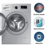 Samsung 6 kg, 5 star, Digital Inverter, Motor, Fully-Automatic Front Load Washing Machine (WW60R20GLSS/TL, Hygiene Steam, DA SILVER)