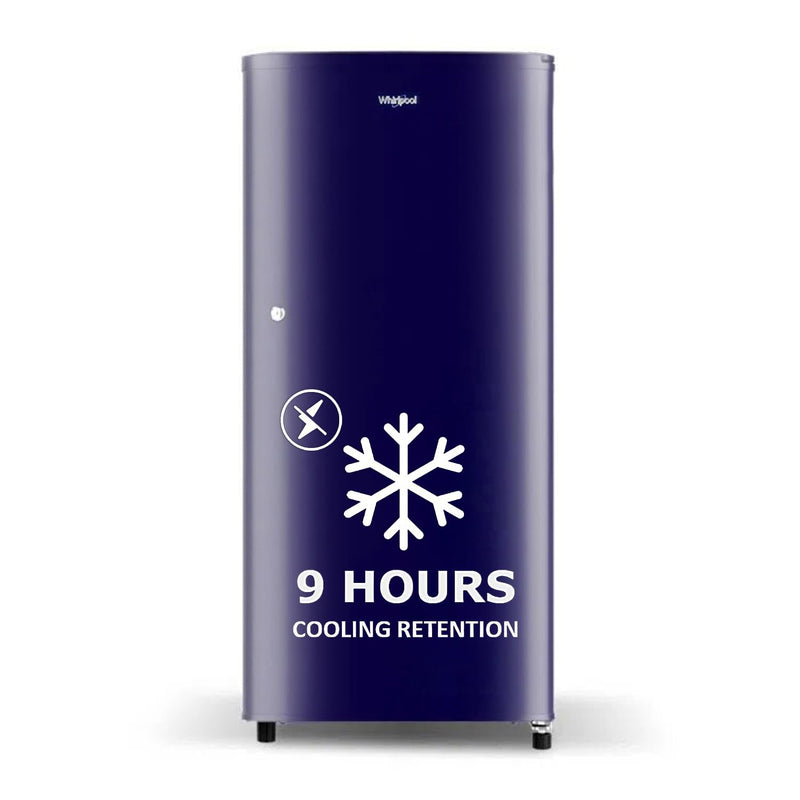 Whirlpool 184 L 2 Star Direct-Cool Single Door Refrigerator (205 WDE CLS 2S SAPPHIRE BLUE-Y, Blue, )