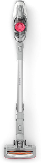Philips Versuni SpeedPro Wireless Vacuum Cleaner - Cordless Handheld Vacuum Cleaner with 180 Degree Suction Nozzle - Up to 30 Minutes Cleaning Power (FC6723/01) White