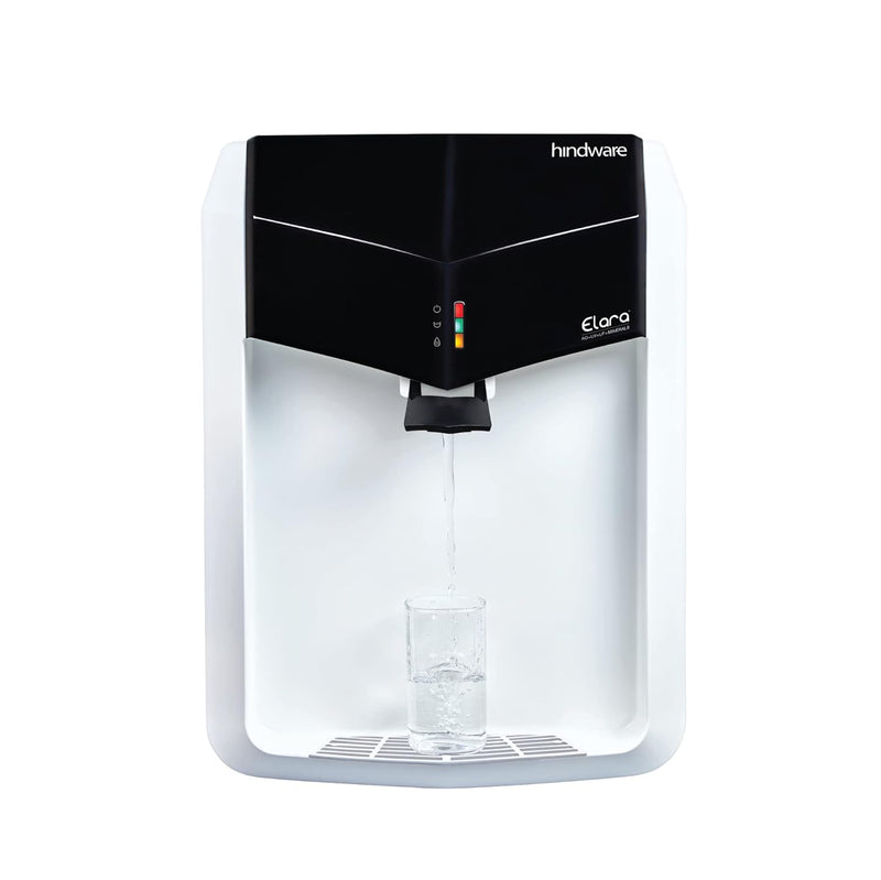 Hindware Elara Reverse Osmosis + RO+UV+UF+Mineral Fortification Water Purifier, 7 Litre (White & Black)