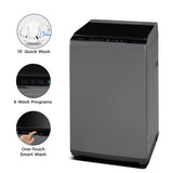 MA100W70/G-IN, Midea FATL 7.0 KG, MA100 SERIES, SILVER COLOR (open Box Like New)