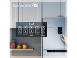 Samsung 301 L, 3 Star, Convertible 5-in-1 Digital Inverter with Display Frost Free Double Door Refrigerator (RT34C4523B1/HL, Black Matt, 2024 Model)