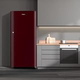 Whirlpool 184 L 2 Star Direct-Cool Single Door Refrigerator (205 WDE CLS 2S SHERRY WINE-Z, Red)