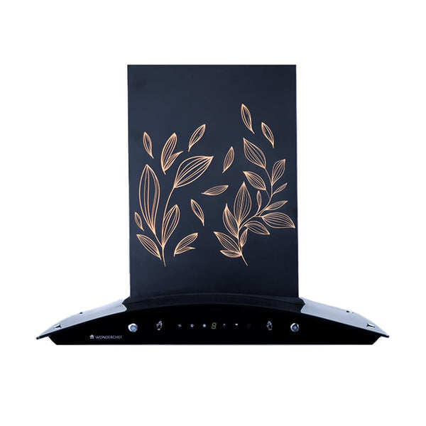 WONDERCHEF Ruby Curve Flora 60 cm Auto Clean Wall Mounted Chimney