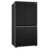 LG 655 L Frost Free Side by Side Refrigerator with Smart Inverter Compressor, Express Freeze & Multi Air-Flow (Dazzle Steel, GL-B257HDSY)