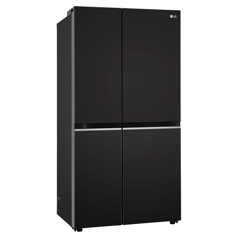 LG 655 L Frost Free Smart Inverter Double Door Side by Side Refrigerator (GL-B257HWBY, Western Black, Express Freezing | Multi Air-Flow) (Touched Up)