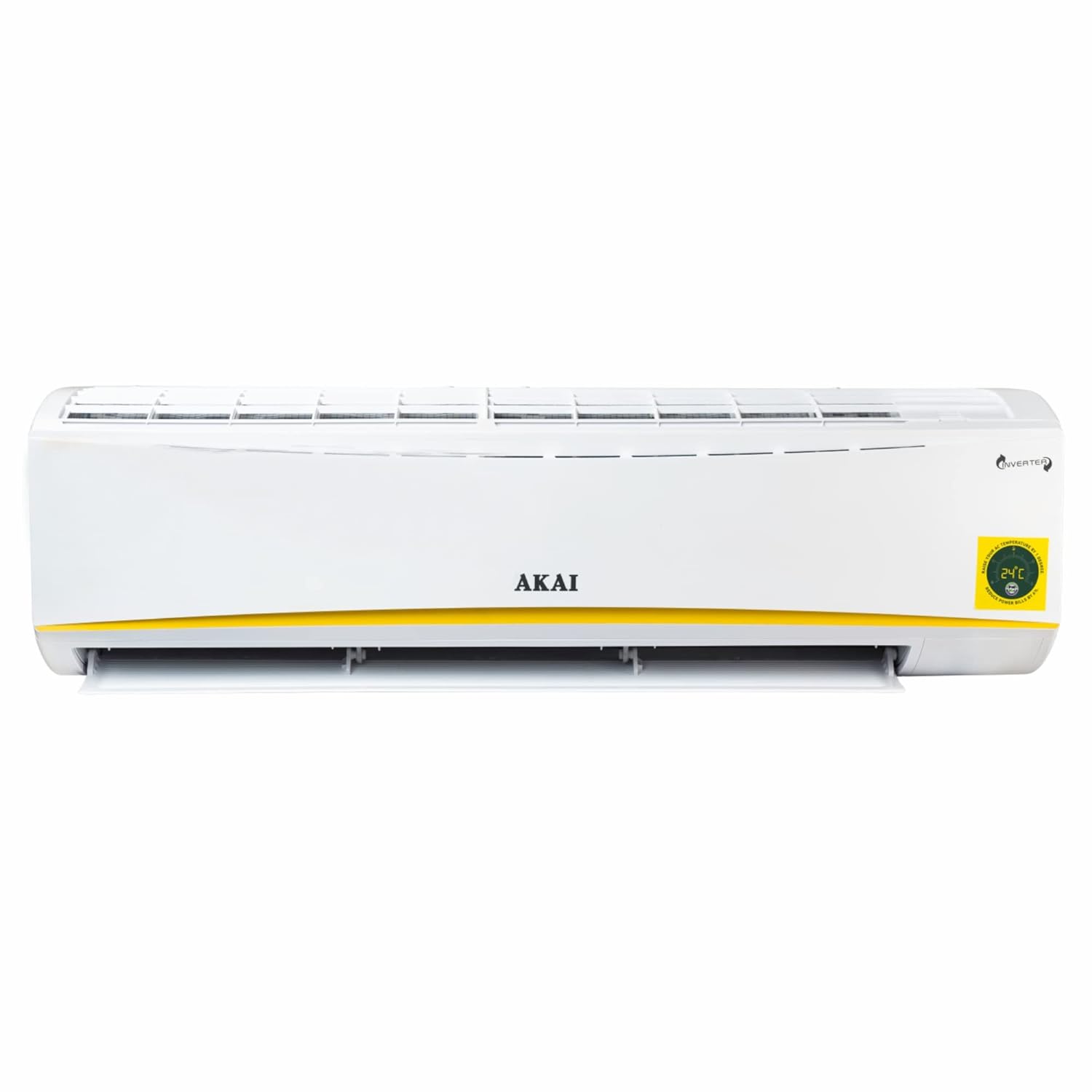 Akai 1.5 Ton 5 Star Split Inverter AC (100% Copper, AKSI-185MQE, White)  Seal Packed Brand New With One year comprehensive Five year PCB and 10 year compressor warranty