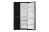 LG 650L Side-by-Side Refrigerator, Convertible, Multi-Air Flow Western Black, 3 Star (GL-B257JWB3)