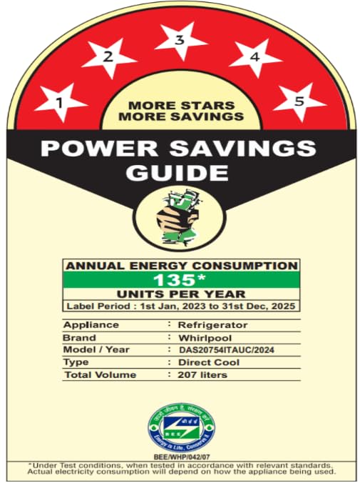 Whirlpool 207 L 5 Star Icemagic Pro Inverter Direct-Cool Single Door Refrigerator (230 IMPRO ROY 5S INV SAPPHIRE ABYSS-Z1, Blue)