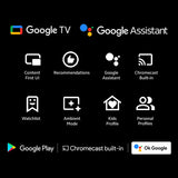 Xiaomi 138 cm (55 inches) X 4K Dolby Vision Series Smart Google TV L55M8-A2IN (Black)