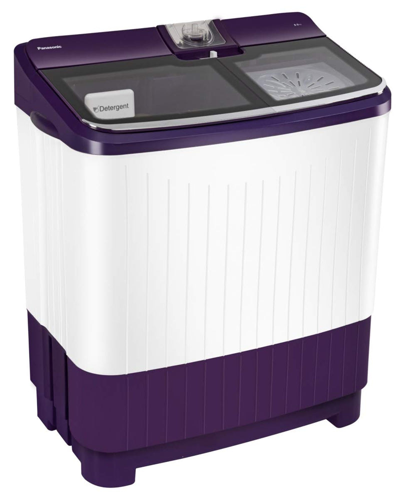 Panasonic 8 kg Semi-Automatic Top Loading Washing Machine (NA-W80G5VRB, Violet)