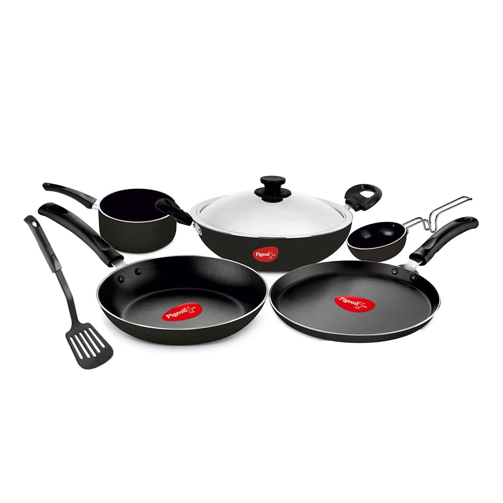 Buy Pigeon ESS Non-Stick Gift Set - Red Online On DMart Ready