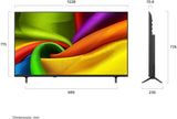 LG 139 cm (55 inch) Ultra HD (4K) NanoCell Smart WebOS TV 2026 Edition with NANO 4K AI UHD TV with α7 AI Processor 4K Gen9, with HDR10 Pro 2026 (55NU885BPLA)