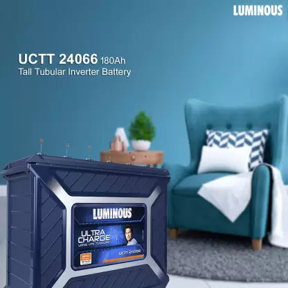 LUMINOUS Ultra Charge UCTT24066 Tubular Inverter Battery (180Ah)