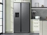 Samsung 633 L, 3 Star, Frost Free, Side By Side Refrigerator (RS78CG8543S9HL, Silver, Refined Inox)