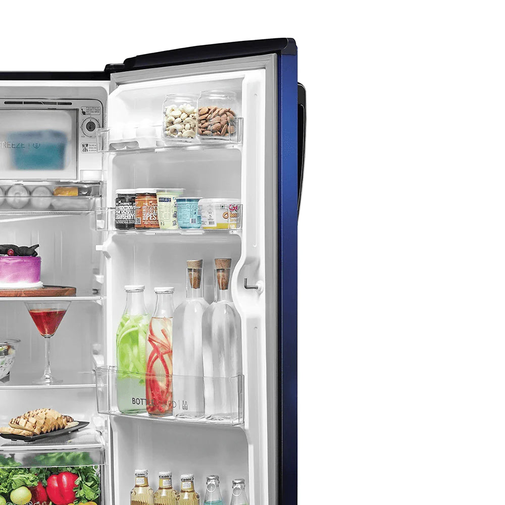 Haier 185L Direct Cool Refrigerator (HRD-2062CMSF-N) — Toughened