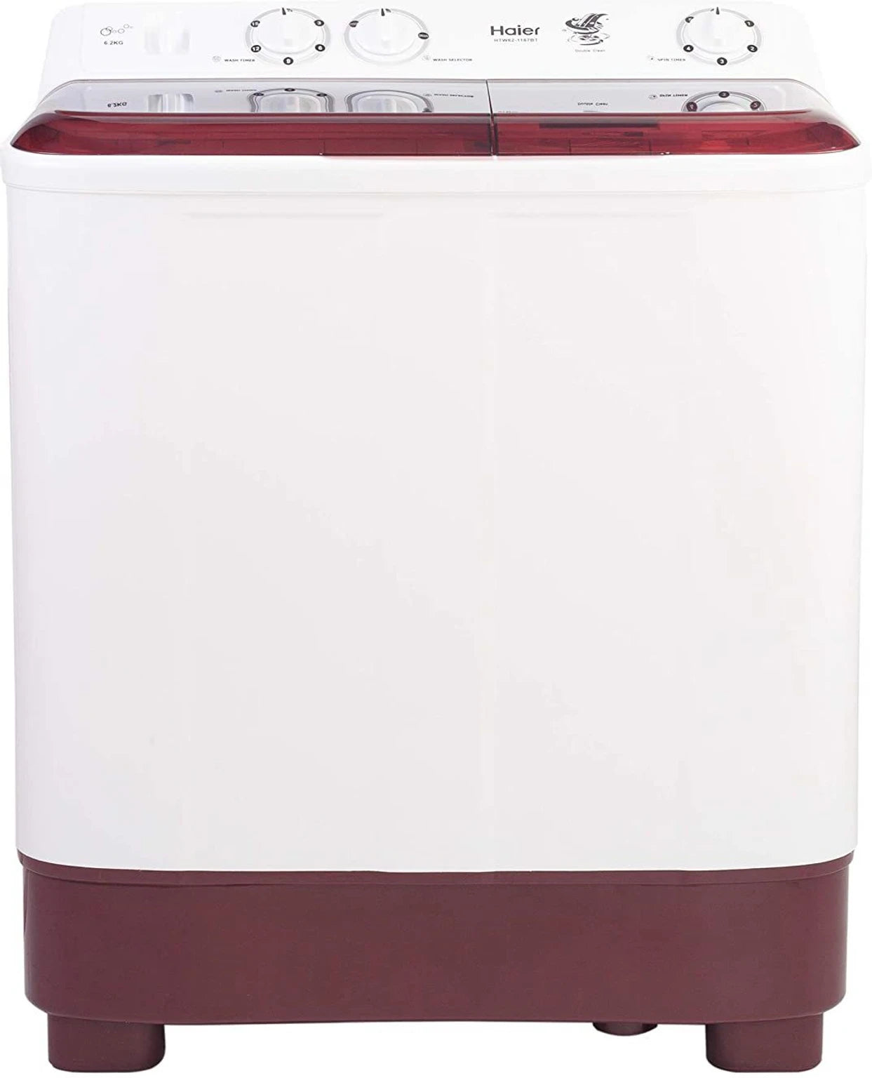 Haier 7 Kg 5 star SEMI Automatic Top Loading Washing Machine HTW70-1217BR, Brown