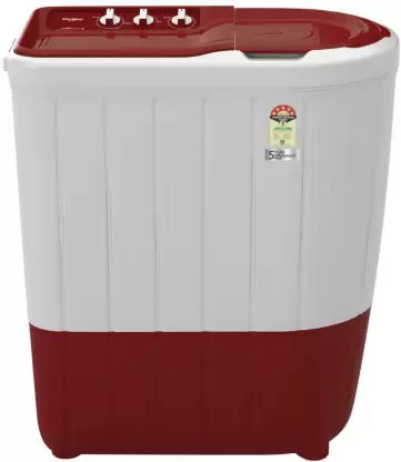 Whirlpool 6.5 kg SUPERB ATOM 65I CORAL RED(30200) Semi Automatic Top Load Washing Machine (with In built Heater Red)