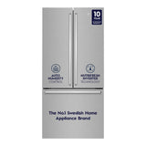 Electrolux 524L Frost Free Inverter French Door Refrigerator, TasteLockAuto Technology, Auto Ice & Even Temp Function, Arctic Silver Steel, UltimateTaste 700, EHE5224C-A | Open Box like New |