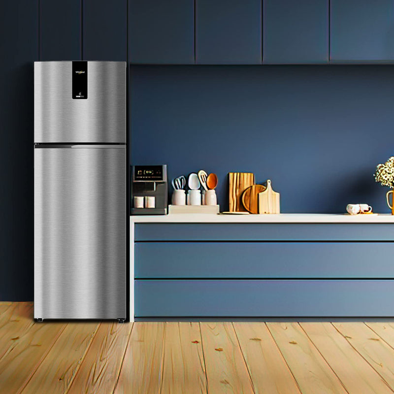 Whirlpool 235L 2 Star Intellifresh Inverter Frost-Free Double Door Refrigerator (IF INV ELT DF278 German Steel, (2S) TL, Grey)-(Used condition)