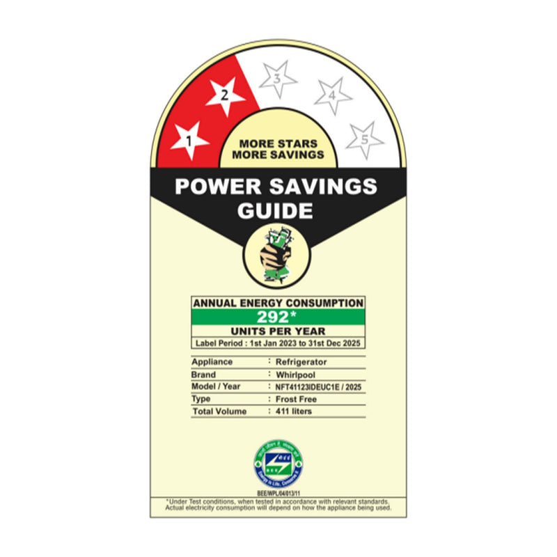 Whirlpool 411L 2 Star IntelliFresh Convertible Inverter Frost Free Double Door Refrigerator (IF INV CNV 455 Steel Onyx-Z, 2s)