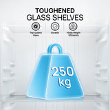 IFB Smart Choice 197L 5 Star Direct-Cool Single Door Refrigerator with Advanced Inverter Compressor (IFBDC-2235DBMED,Mystic Blossom Blue) Extraordinary Storage with Humidity Controller, Base drawer