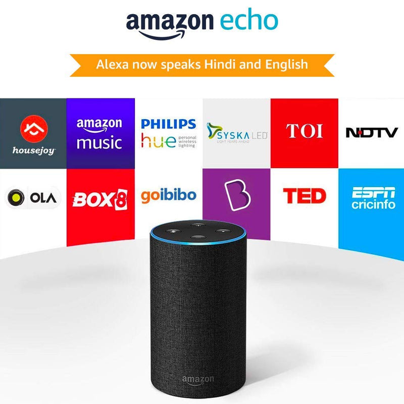 Amazon Smart Speaker Echo 2nd Gen Black