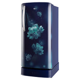 LG 201 L 5 Star Inverter DirectCool Single Door Refrigerator GLD211HBCZ Blue Charm Base stand with drawer