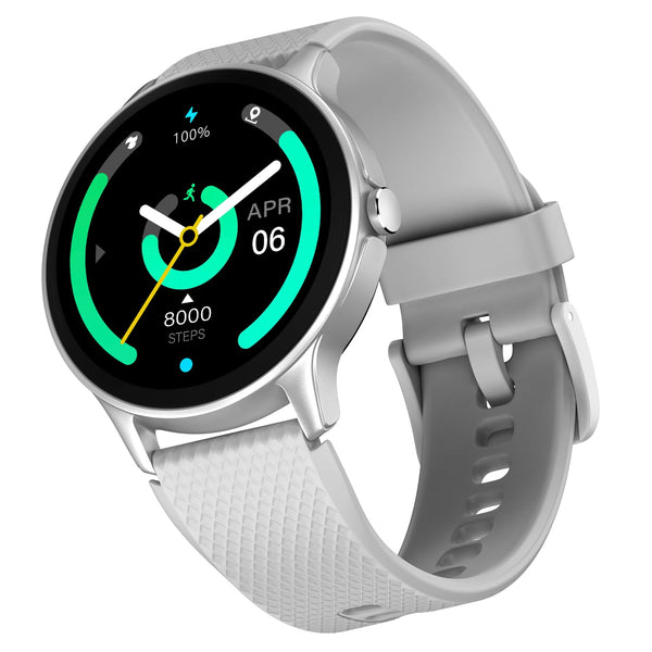 Noise Arc 1.38" Advanced Bluetooth Calling Smart Watch, 550 NITS Brightness, 100 Sports Modes, 100+ Watch Faces, 7-Day Battery, IP68 (Silver Grey)