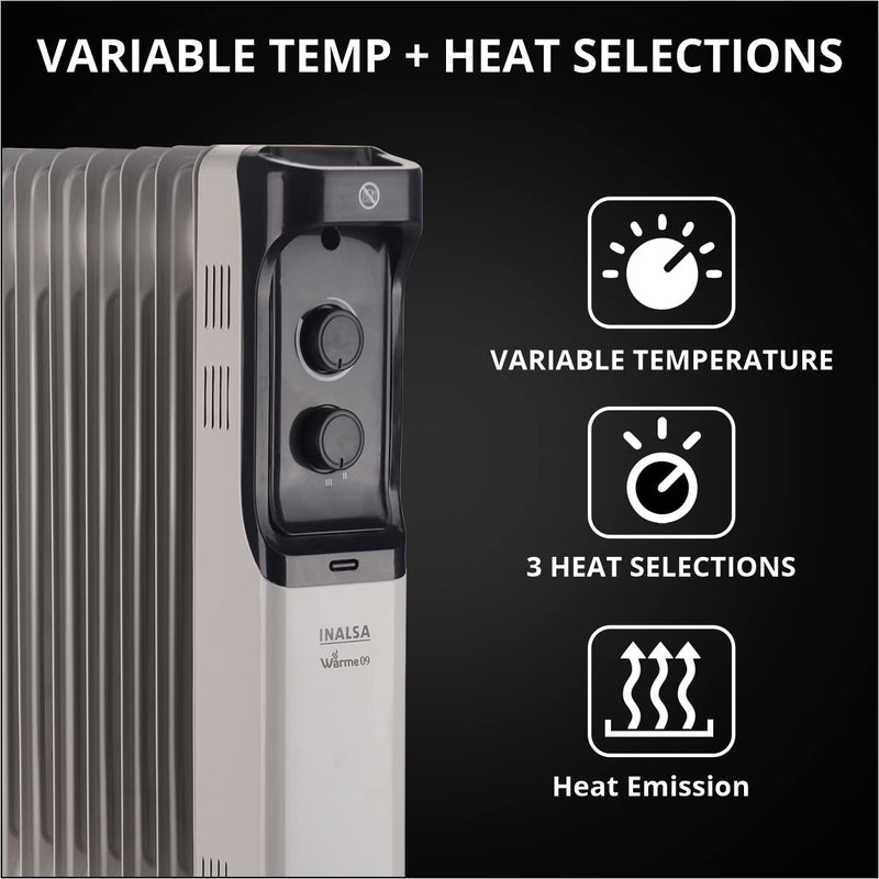 Inalsa Oil Filled Radiator Warme 09