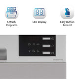 AmazonBasics 8 Place Setting Dishwasher (2021, Silver) ABDW2021002