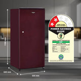 Whirlpool 184 L 2 Star Direct-Cool Single Door Refrigerator (205 WDE CLS 2S SHERRY WINE-Z, Red)