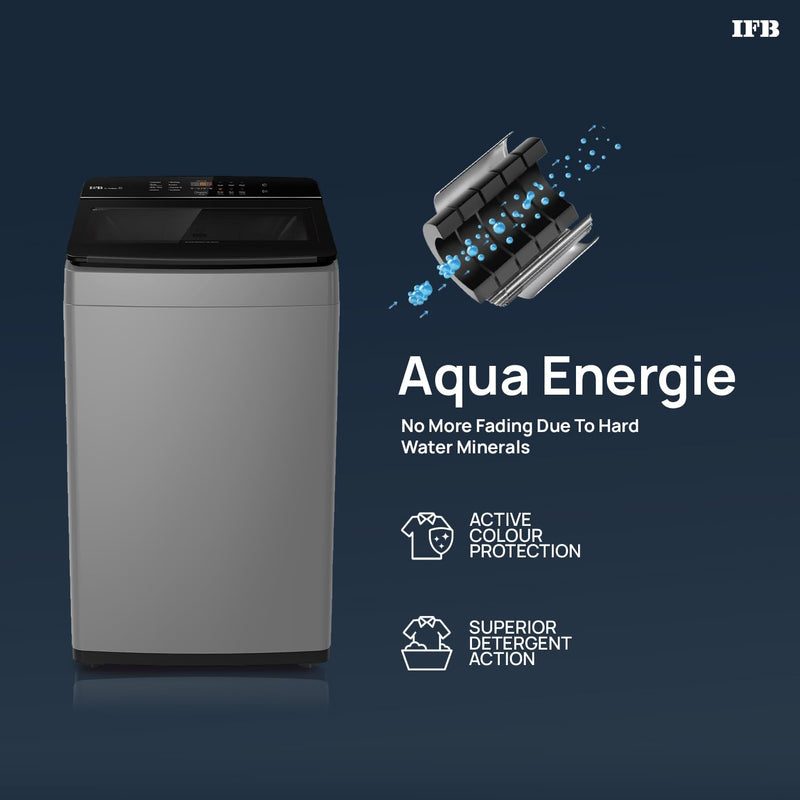 IFB 7 Kg 5 Star with Deep Clean Technology Powered by AI, Fully Automatic Top Load Washing Machine (TL701MG1, ActivMix, Aqua Energie, Med Grey)