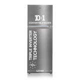 Haier 358 L 3 Star Frost Free Top Mount Double Door Refrigerator | Convertible 10-in-1 | Triple Inveter (HEF-363TS-P, Inox Steel)