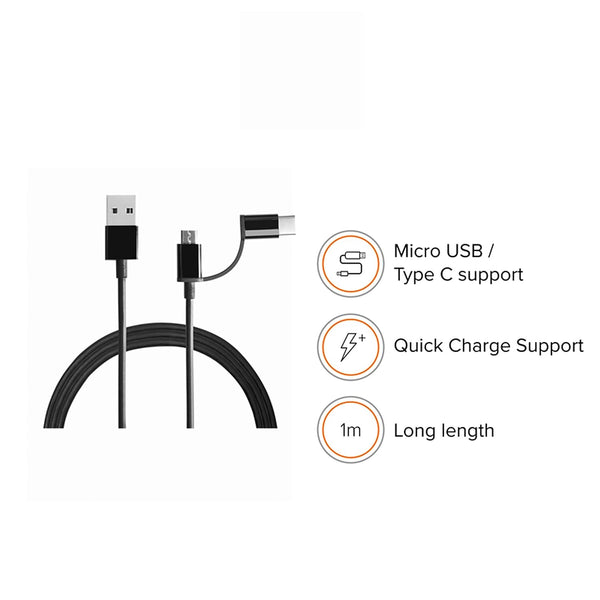 Reconnect 2in1 Micro & Type C Cable RATCB1004