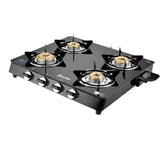 UCOOK JUNTO Z Series 4 Burners Glass Top Glass Manual Gas Stove (4 Burners)