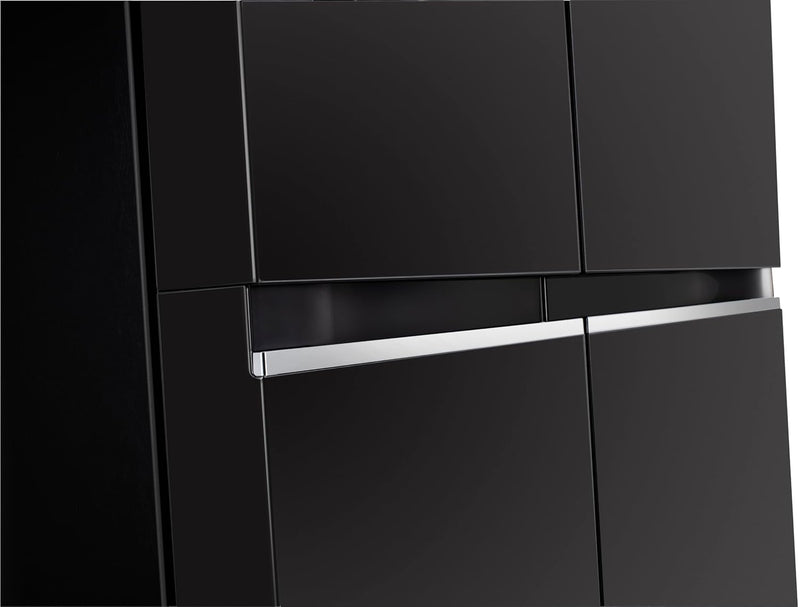 LG 655 L Frost Free Smart Inverter Double Door Side by Side Refrigerator (GL-B257HWBY, Western Black, Express Freezing | Multi Air-Flow) (Touched Up)