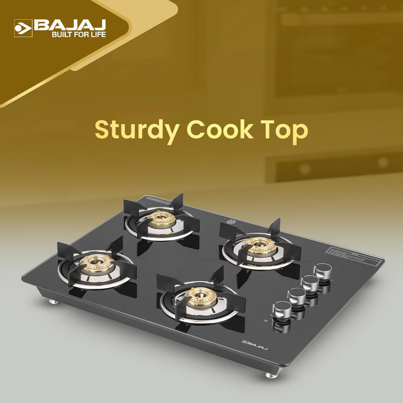BAJAJ GP8 Neo Hobtop Glass Automatic Gas Stove