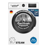 Bosch 8 kg, 5 Star, Anti Stain & AI Active Water+ Fully Automatic Front Loading Washing Machine (WAJ28260IN, Steam with Anti-bacteria, In-Built Heater, White)