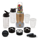 INALSA Bullet Belle Pro Mixer Grinder|5 Jar include 2 Storage Jar For Smothies,Coffee,Dry fruits & Wet Grinding|600 W, Copper Motor|3 Blades Including Froth Blade with 2 Sipper & 1 Seasoning Cap
