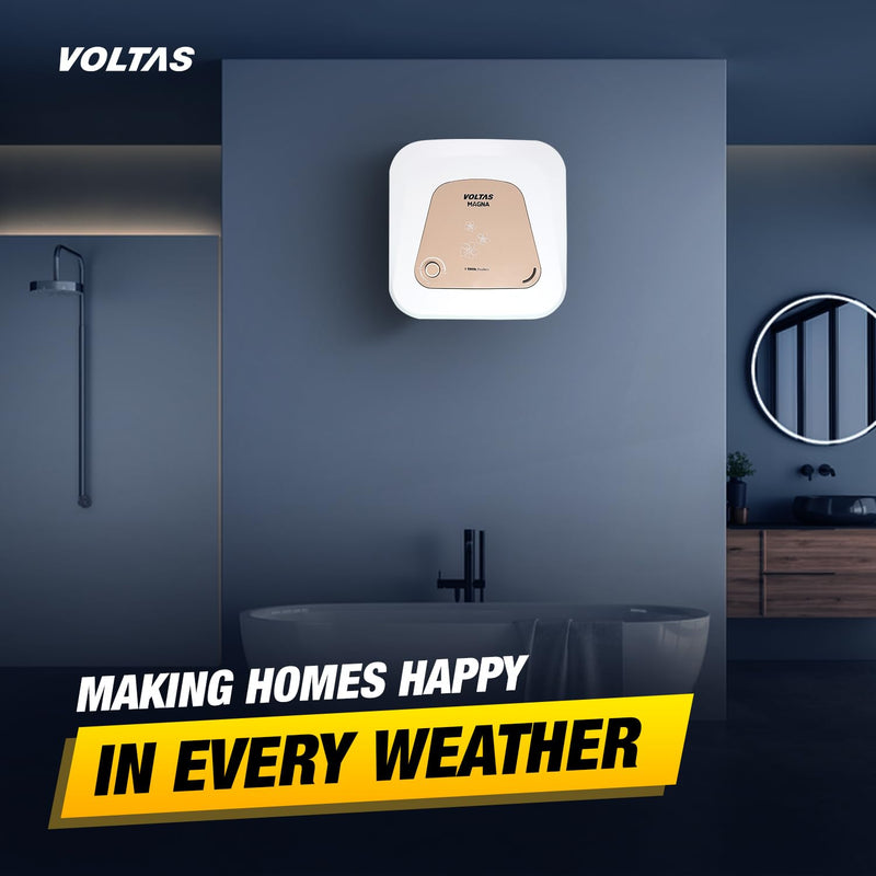 Voltas 10 L Storage Water Geyser (Magna 10L, White) 105SPBWT