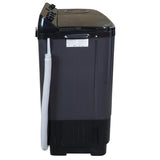 Haier 9Kg Semi Automatic Top Load Washing Machine,Toughened Glass HTW90-196BBK(Black)