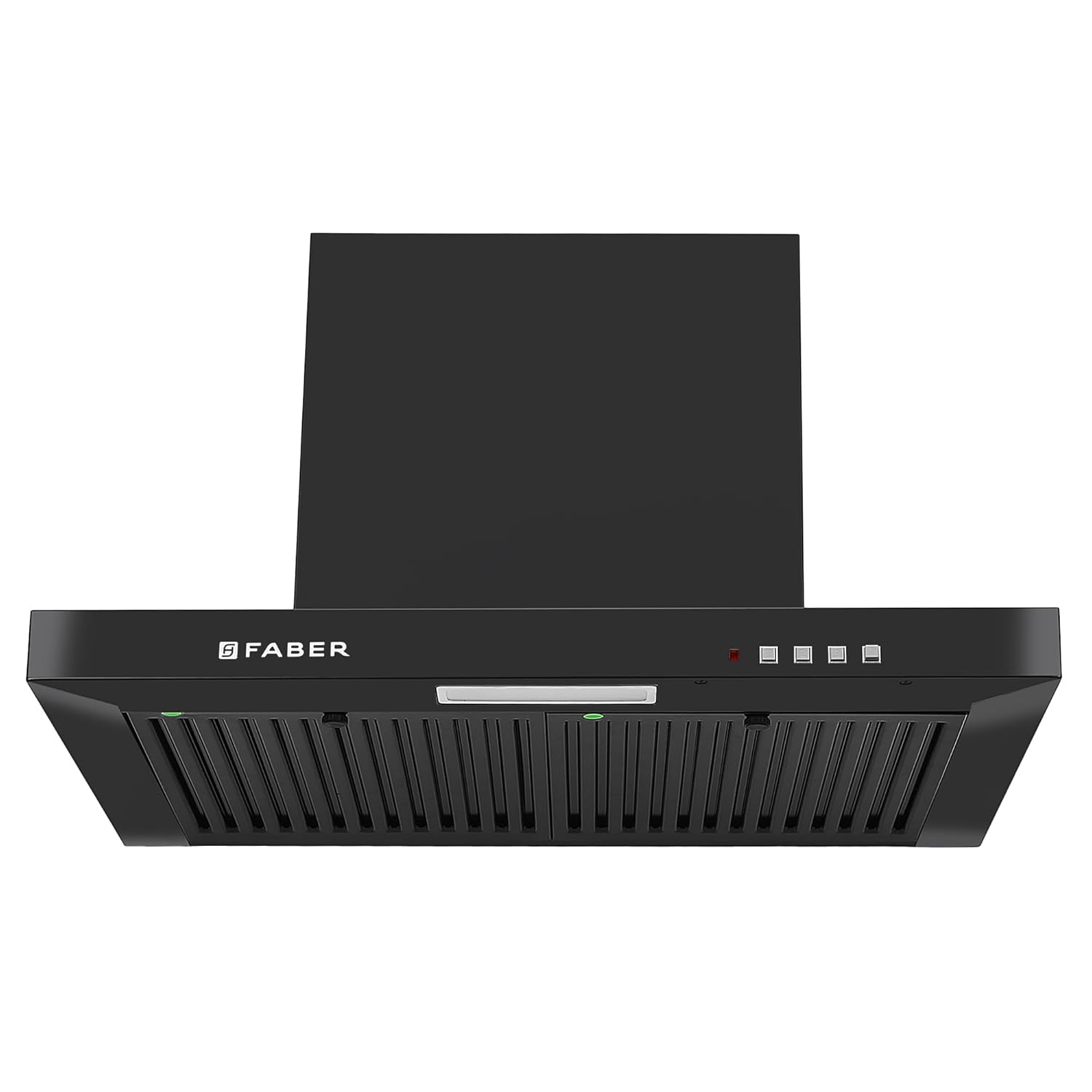 Faber 60 cm 1000 m³/hr T-Shape Kitchen Chimney | Baffle Filter | Push Button Control | Motor- 250 Watt | HOOD MARS PB BF BK 60, Black