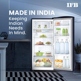 IFB 187L 2 Star Direct-Cool Single Door Refrigerator (IFBDC-2132NBFE, Floral Falls Blue) Extraordinary Space with Humidity Controller